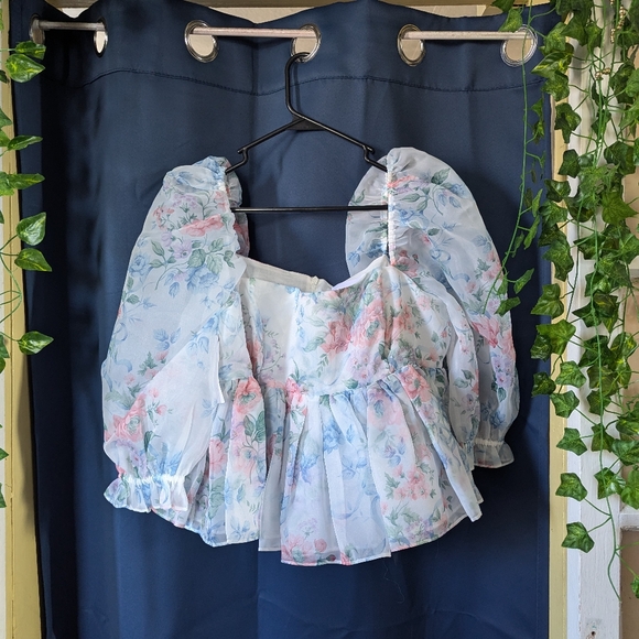 Selkie Mrs Darcy Bubble Top - Picture 1 of 3